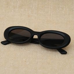 DukieKooky Girls Black Lens & Black Oval Sunglasses with-image-42
