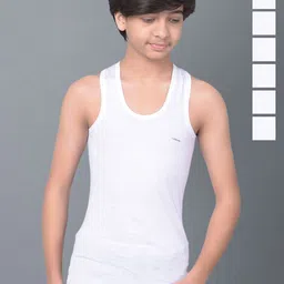 Dollar Bigboss Boys Pack of 7 Scoop Neck Innerwear Vests-43
