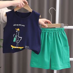 StyleCast x Revolte Boys Printed Round Neck T-shirt with Shorts-picture-16