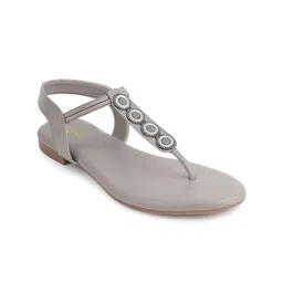 Luxyfeel Women T-Strap Flats-image-66