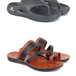 DRACKFOOT Men Canvas Comfort Sandals-image-27