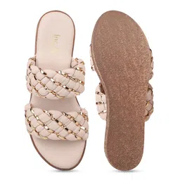 Inc 5 Textured Open Toe Wedge Heels image 4