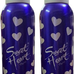 Sweetheart Blue Long Lasting Deodorant Body Spray , Pack of 2, Each 200 ML Deodorant Spray-For Women-image-42