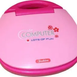 jojoss Easily Learning ABC And 123 Mini Laptop With LED Display And Music (Pink) image 3