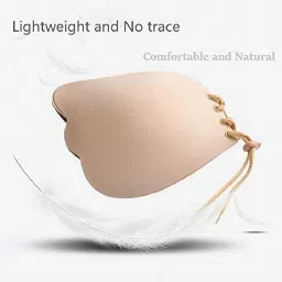 Invisible Silicone Gel Self Adhesive Backless Reusable Stick on PushUp Bra DN447 Nursing Breast Pad-image-48
