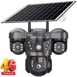 Bzrqx 1080P Full HD 4G SIM Dual Lens Solar Panel PTZ Camera Two-Way Audio Night Vision Security Camera-image-29