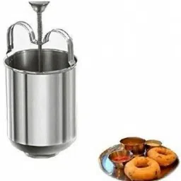 mendu WADA Machine,Pressers & Mashers, Stainless Steel Medu Vada Maker with Stand, Vada Maker-image-1