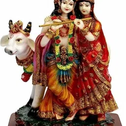 Radha Krishna Statue | God Idol Showpiece for Home Temple and Office Décor Decorative Showpiece - 22 cm-16