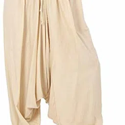 fashion passion india Solid Cotton Rayon Blend Women Harem Pants-picture-4