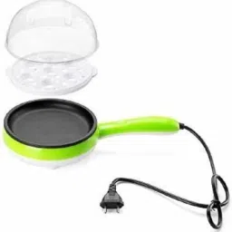 cloudmall Single Layer Electric Non Stick Mini Egg Frying Pan Boiler Egg Cooker (Multi color, 7 Eggs) Household Mini Egg Omelette Pancake Fried Steak Electric Frying Pan Non-Stick Boiled Egg Boiler Steamer 569 Egg Cooker Egg Cooker image 4