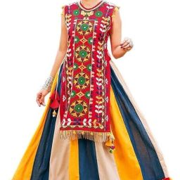 Printed Semi Stitched Lehenga Choli-image-85