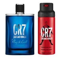 CRISTIANO RONALD Men Set of CR7 Play it Cool Eau de Toilette 100ml + CR7 Body Spray 150ml-22