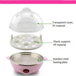 Egg Boiler 7 Egg Single layer 239 Egg Cooker, Egg Boiler, Egg Poacher Electric, Egg Steamer (Multicolor) 239 Egg Cooker-picture-22