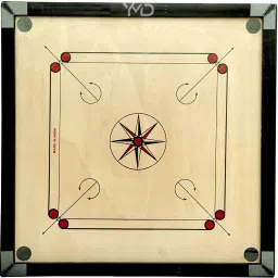 Matte Finish large Carrom Board with wooden Coins Striker (32 x 32 Inch).. 80 cm Carrom Board-picture-5