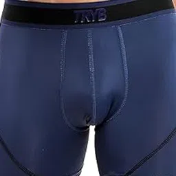 TRYB Mid Rise Outer Elastic Trunks TRYB-Two Tone-Navy-S image 2