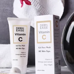 DERMEASE Vitamin-C Gel Face Wash With Orange Peel Extract - 100 ml-1
