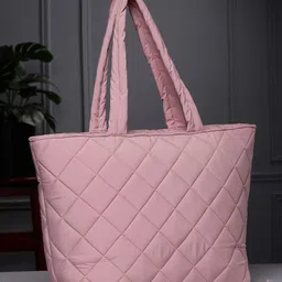 Anekaant Geometric Shopper Handheld Bag With Quilted-18