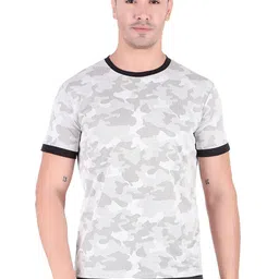 TQH Abstract Self Design Round Neck T-shirt-picture-1