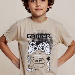 Tiny Toonzzz Boys Printed Raw Edge T-shirt-picture-44