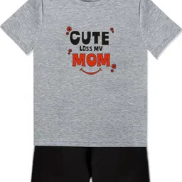 MGRS Grey Cotton Blend Clothing Set-13