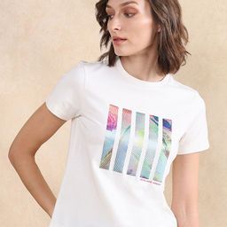 RAREISM Women Graphic Printed Round Neck Cotton T-shirt-image-60