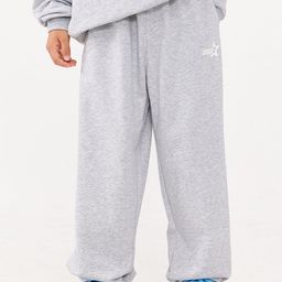 LULU & SKY Unisex Kids Loose Fit High-Rise Trousers-image-73