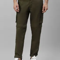 Royal Enfield Men Mid-Rise Flat-Front Trousers-image-14