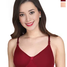 Liigne Pack of 2 Cut and Sew Full Coverage Bra-34