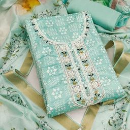 ASISA Embroidered Unstitched Dress Material-image-90