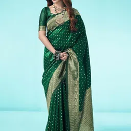 Shriyangan Woven Design Zari Pure Silk Kanjeevaram Saree-picture-9
