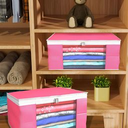 Aura Pink Set of 6 Regular Multi-Utility Organisers image 2