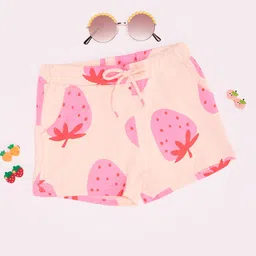 Pantaloons Junior Girls Conversational Printed Shorts-picture-31
