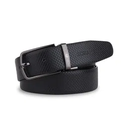 Scrumbler Men Textured Leather Reversible Formal Belt-image-12