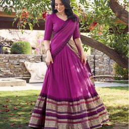 LOOKNBOOK ART Ready to Wear Lehenga & Unstitched Blouse With Dupatta-45