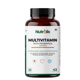 Nutrolis Multivitamin With Probiotics - 90 Tablets-87
