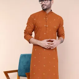 W & G Men Striped Kurta-41