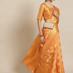 KAVINDI Ethnic Motifs Banarasi Saree-picture-18