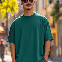 VEIRDO Men Drop-Shoulder Sleeves T-shirt-picture-33
