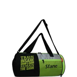 Sfane Green Medium Printed Sports Duffel Bag With Shoulder Straps-19