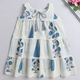 The Magic Wand Girls Floral Printed A-Line Dress-picture-57