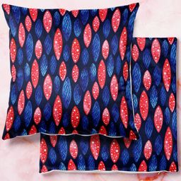 ArtzFolio Multicoloured Set of 2 Square Cushion Covers-92