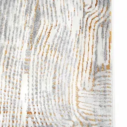 Sapana Carpet-Mats Cream-Coloured & Brown Abstract No Shredding Carpet image 4