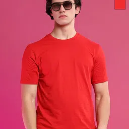 Moda Rapido Men Pack of 2 Solid Round Neck Cotton T-shirts-image-69