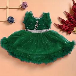 rktm Girls Green Dresses-52