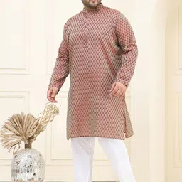 SOJANYA PLUS Men Regular Kurta with Pyjamas image 4