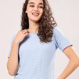 TQH Women Round Neck Crop Top-39