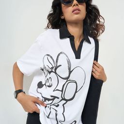 SF JEANS by Pantaloons Women Graphic Print Extended Sleeves Cotton Shirt Style Regular Top-image-69