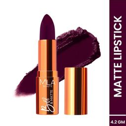 MILA BEAUTE Bold & Matte Finish Lipstick With Jojoba Oil - 4.2 g - Toxic Love - 16-101