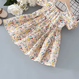 LULU & SKY Floral Print Bell Sleeve Fit & Flare Dress-picture-13