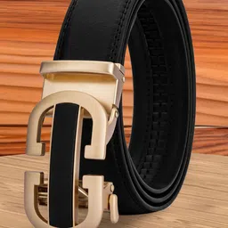 WINSOME DEAL Men Solid Slider Buckle Closure Belt-image-20